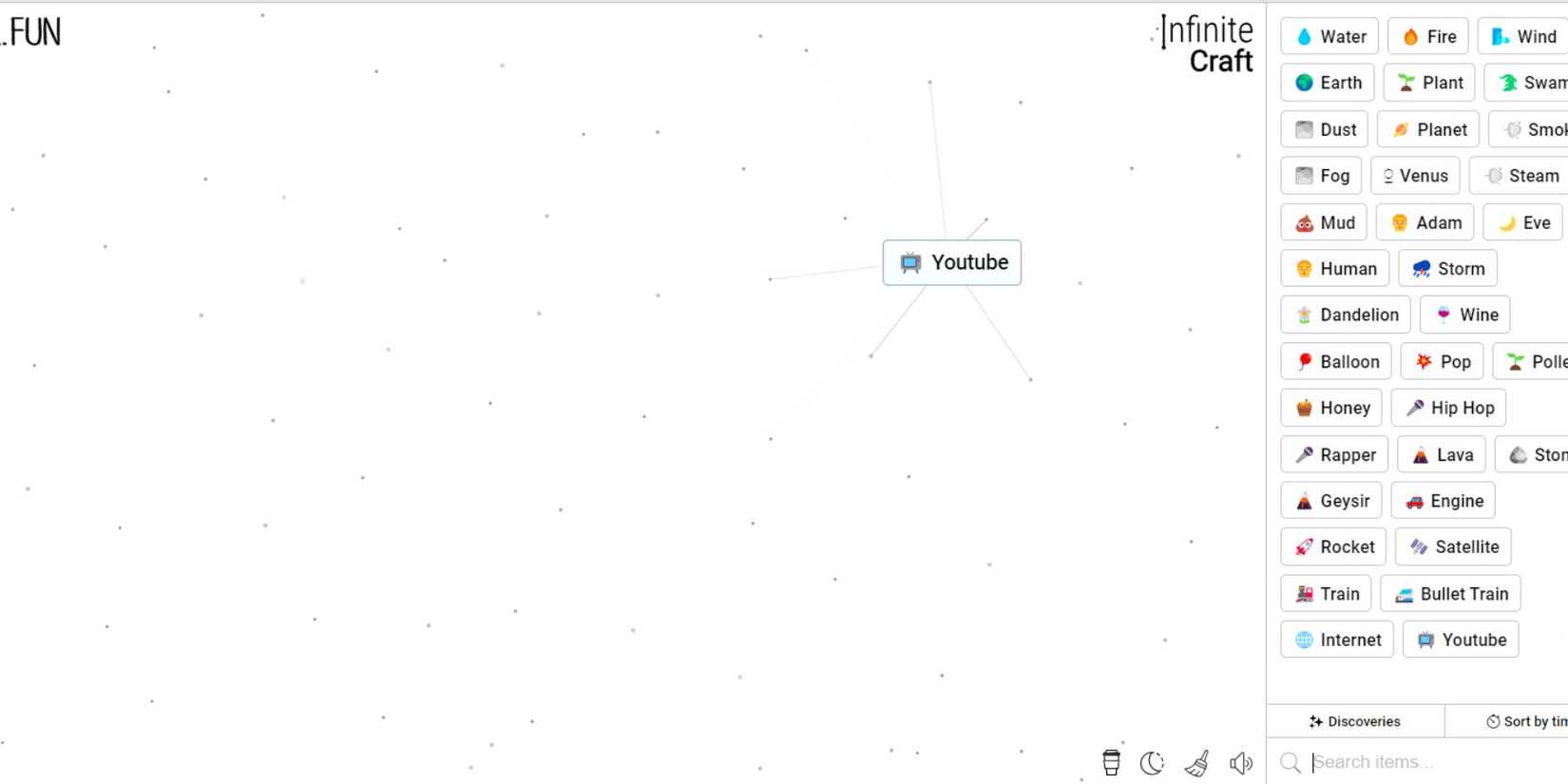 youtube infinite craft 