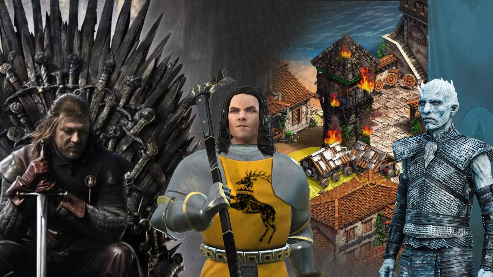 A split image of Game of Thrones mods