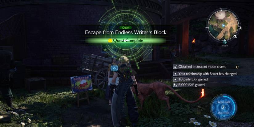 Final Fantasy 7 Rebirth: Escape from Endless Writer's Block Rewards