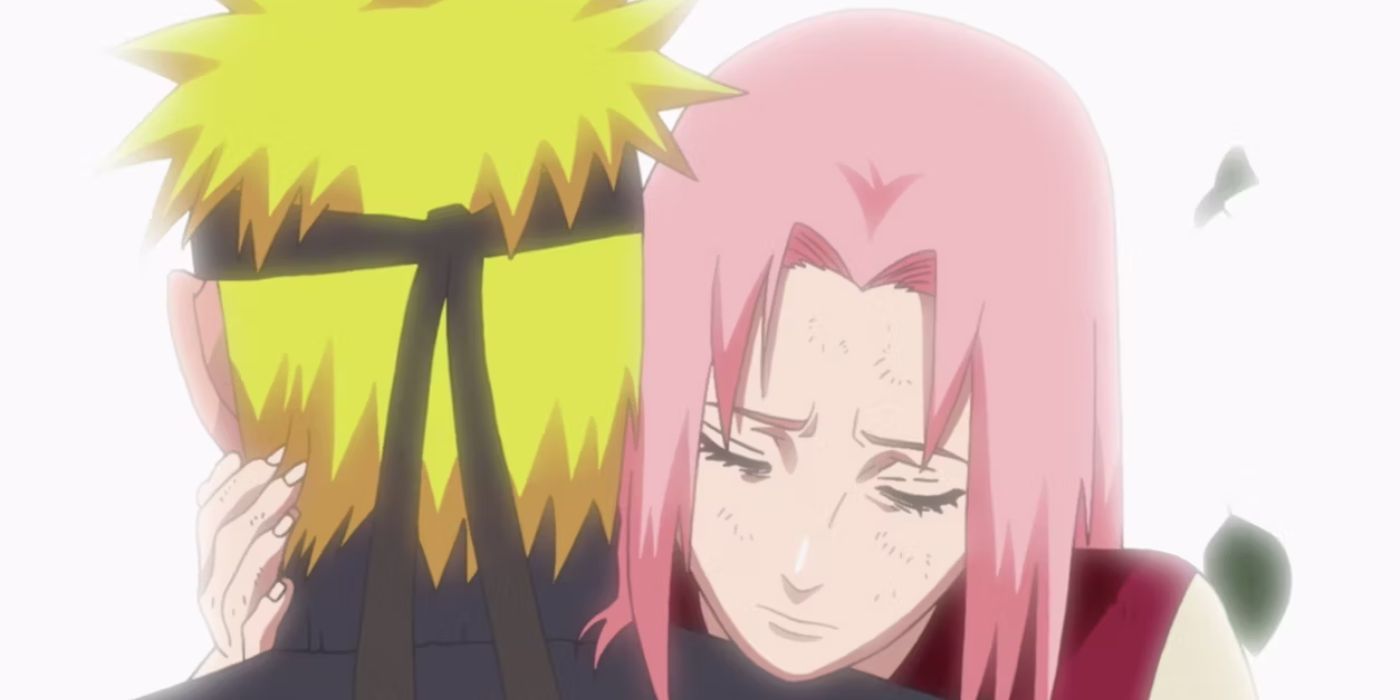 Sakura Hugging Naruto