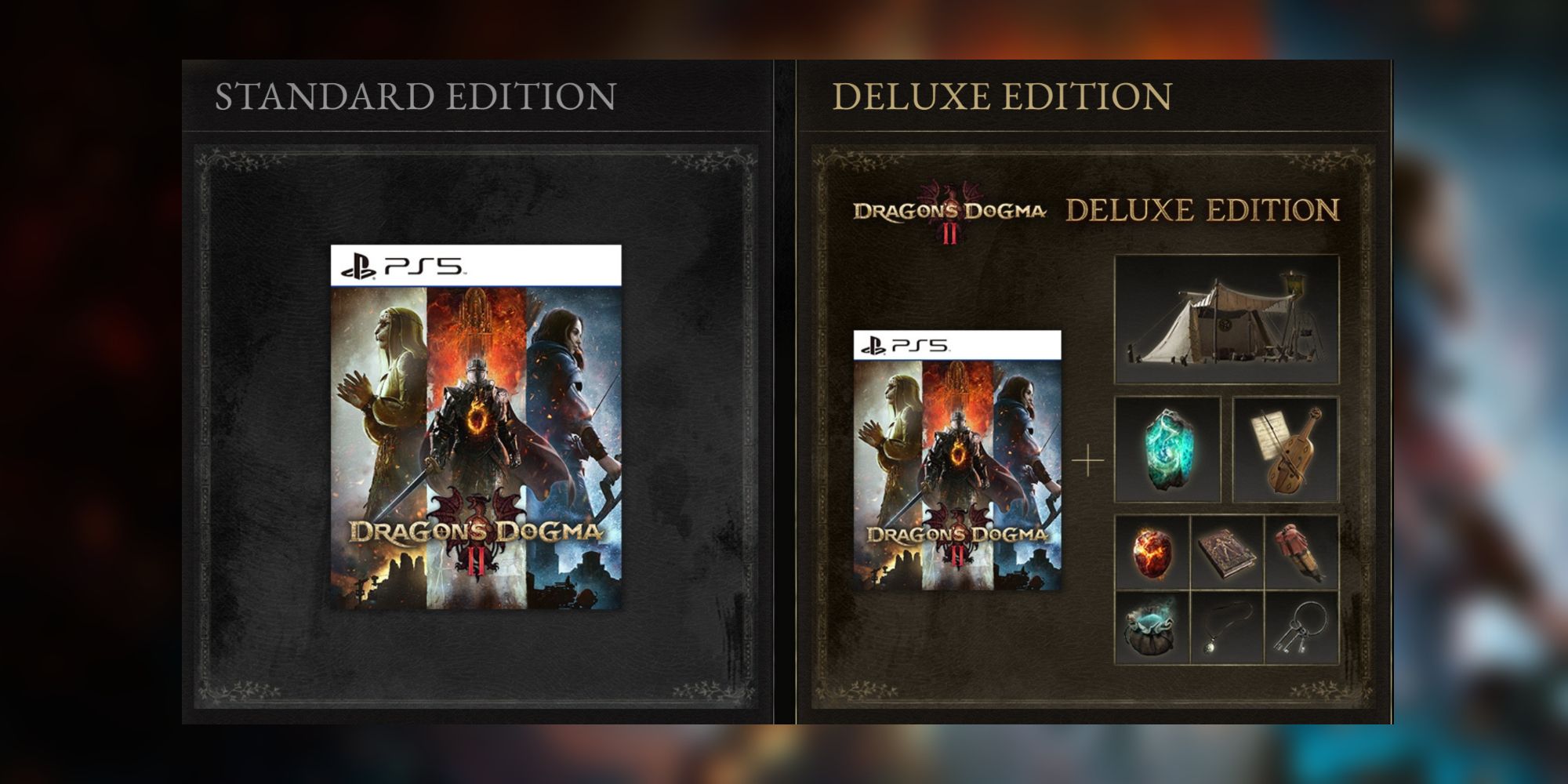 Dragon's Dogma 2 Standard vs Deluxe Edition Comparison via Capcom