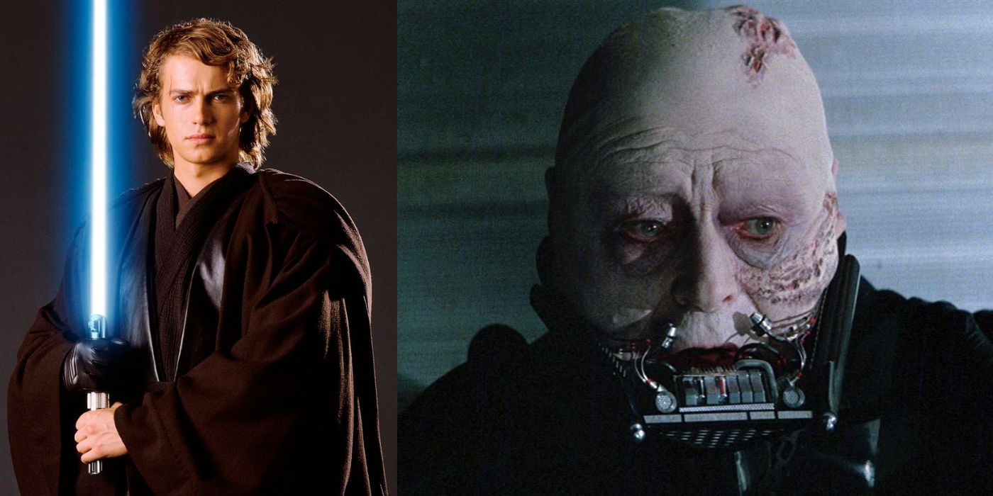 Anakin Skywalker and his death as Darth Vader