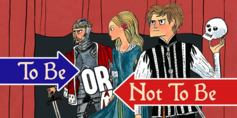 Artwork for To Be Or Not To Be featuring the King, Ophelia and Hamlet