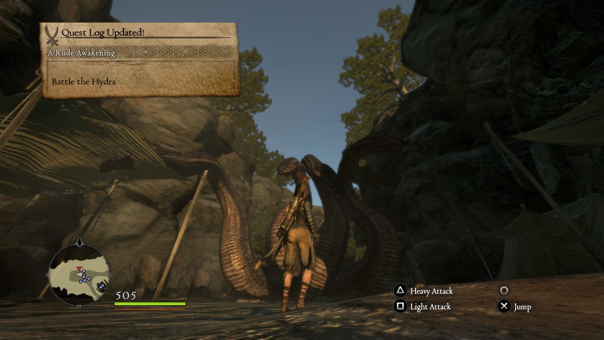 A hydra in Dragon's Dogma Dark Arisen