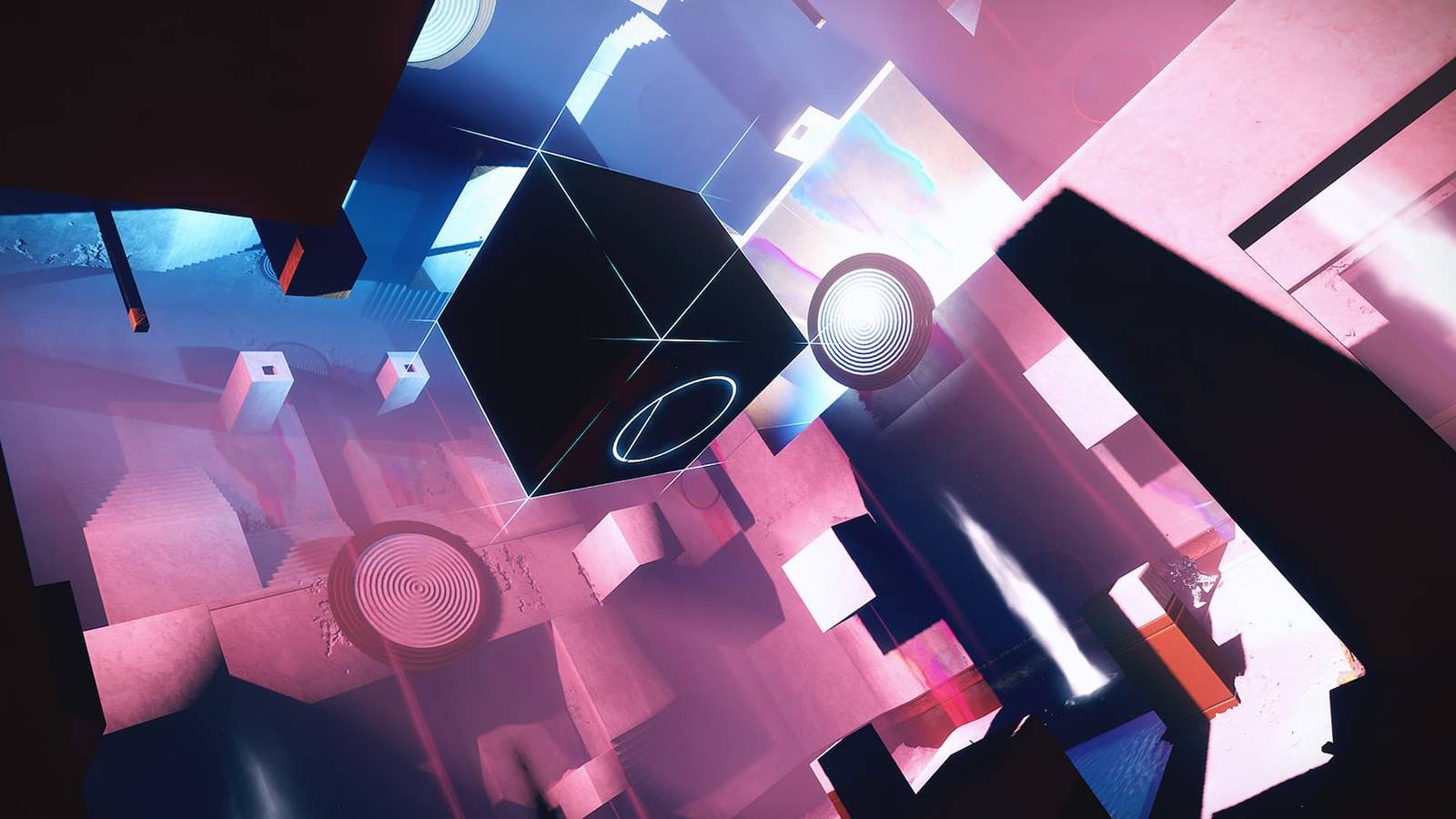 Cube room in Destiny 2's Prophecy dungeon