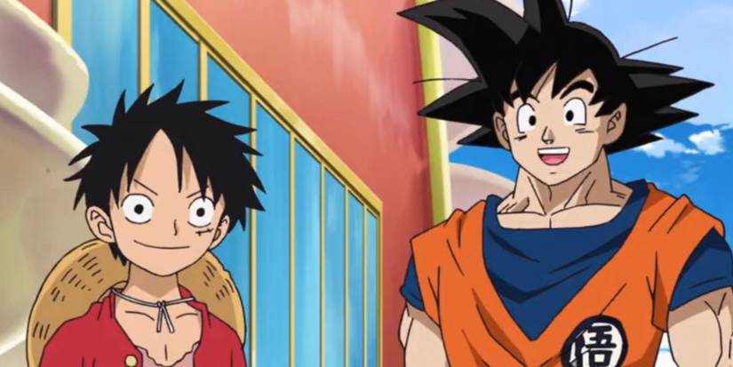 Luffy and Goku