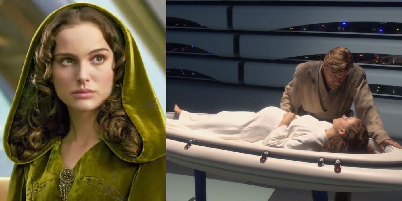Padme and her death during childbirth