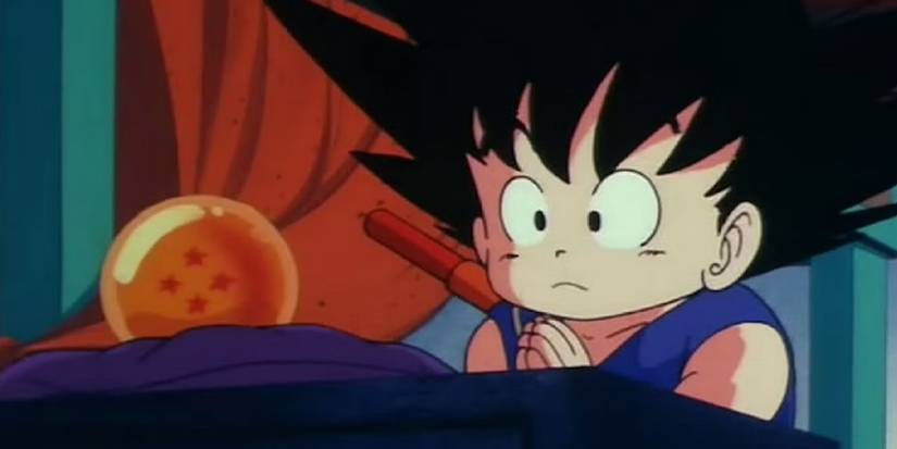 Kid Goku and Dragon Ball
