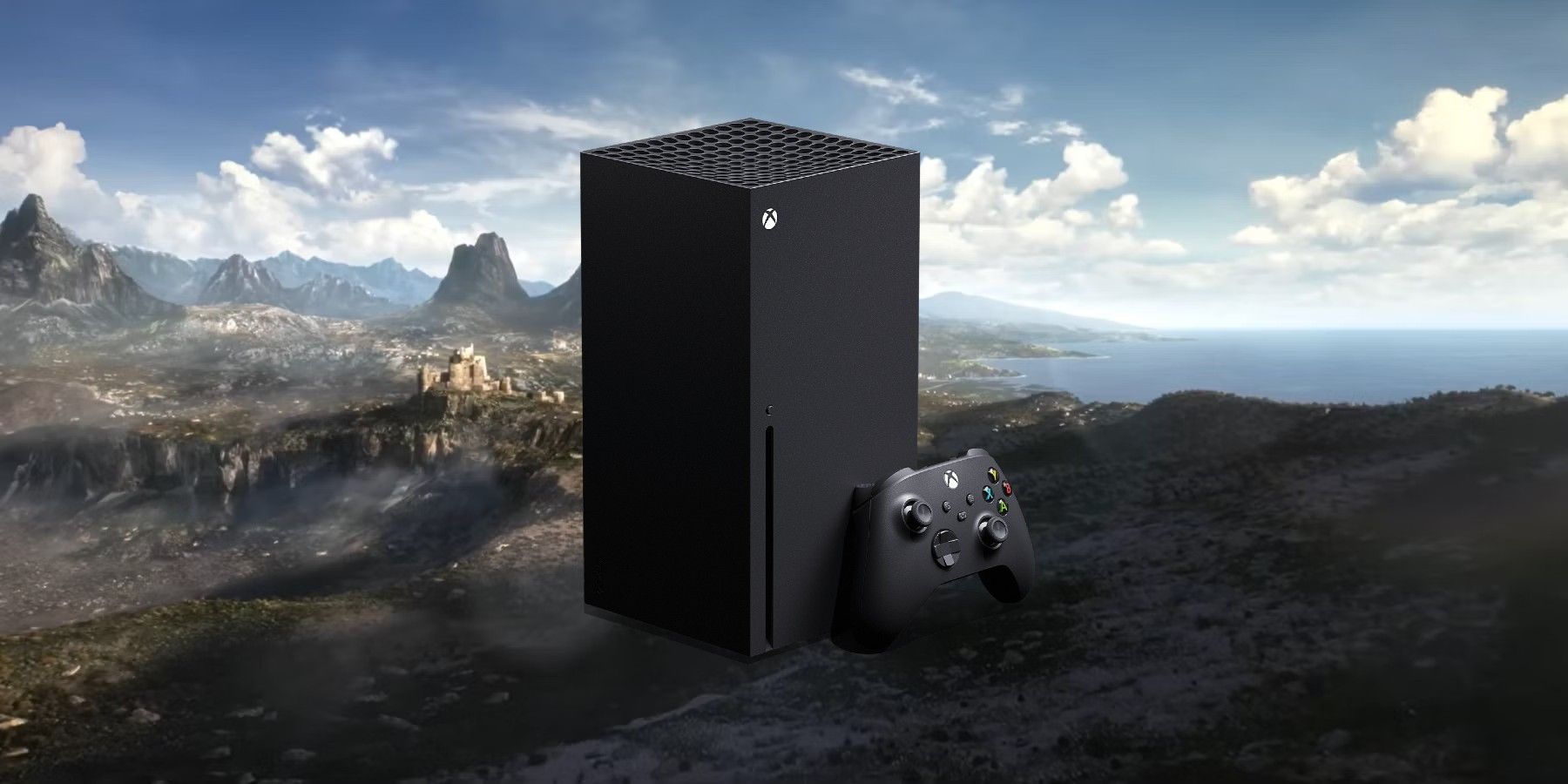 elder scrolls 6 key art with xbox series x and controller