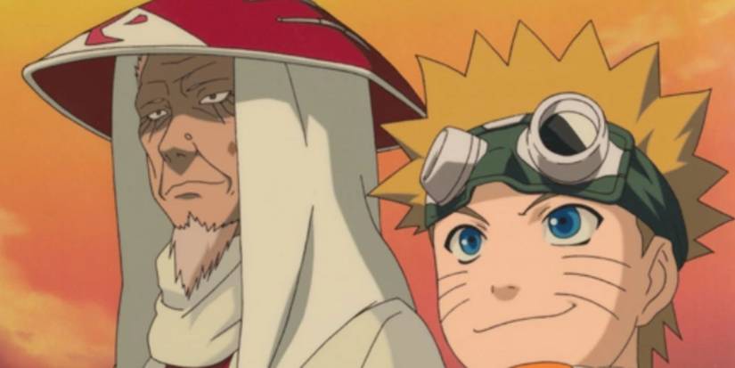Third Hokage and Naruto