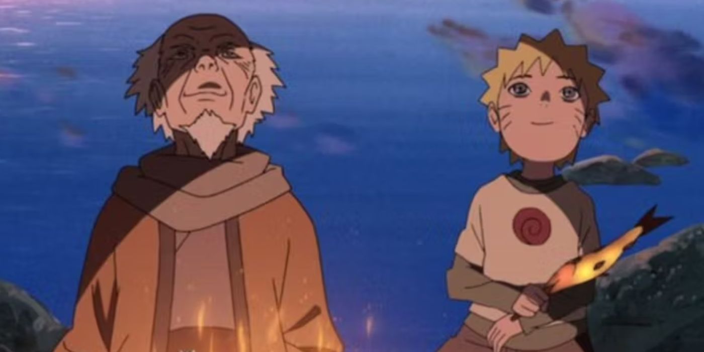 Third Hokage and Naruto