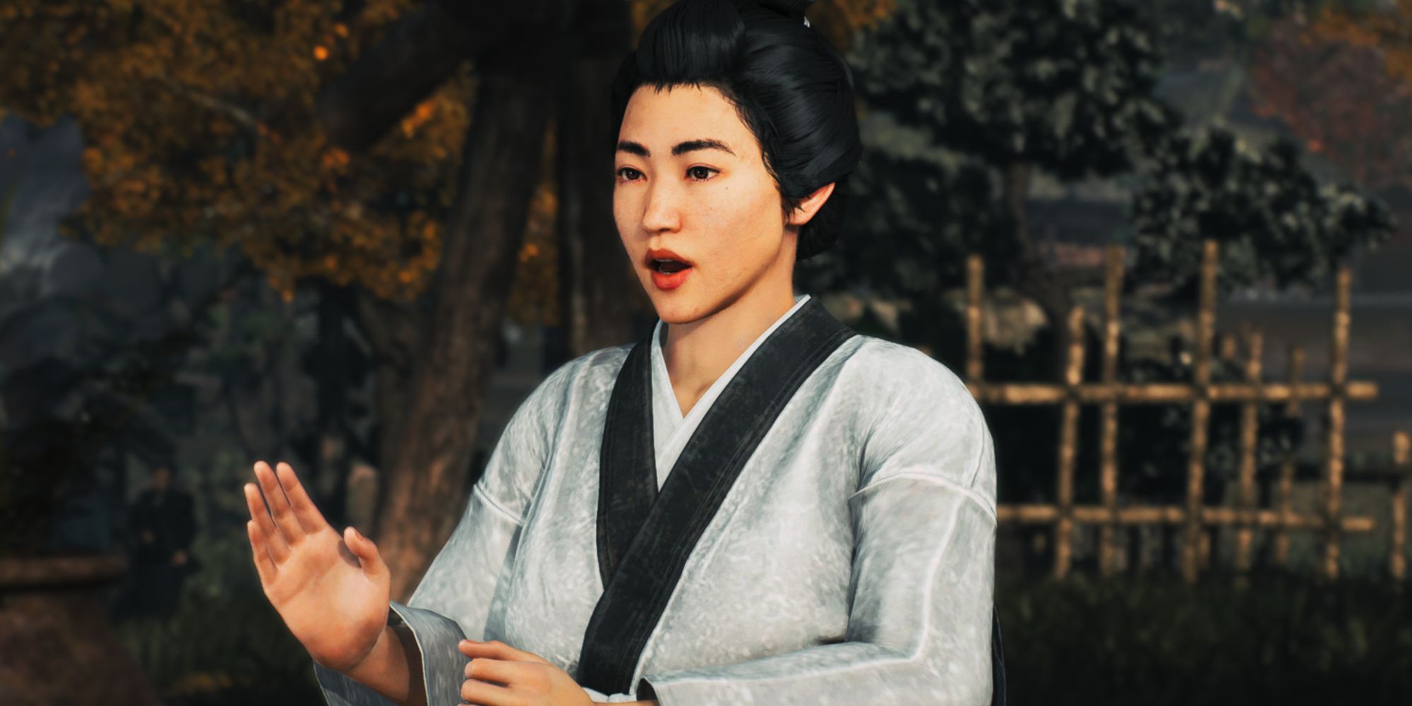 A healer from Honmoku in Rise of the Ronin