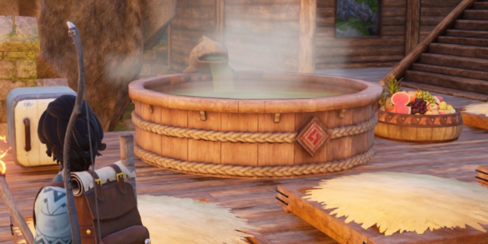 A Hot Spring In Palworld