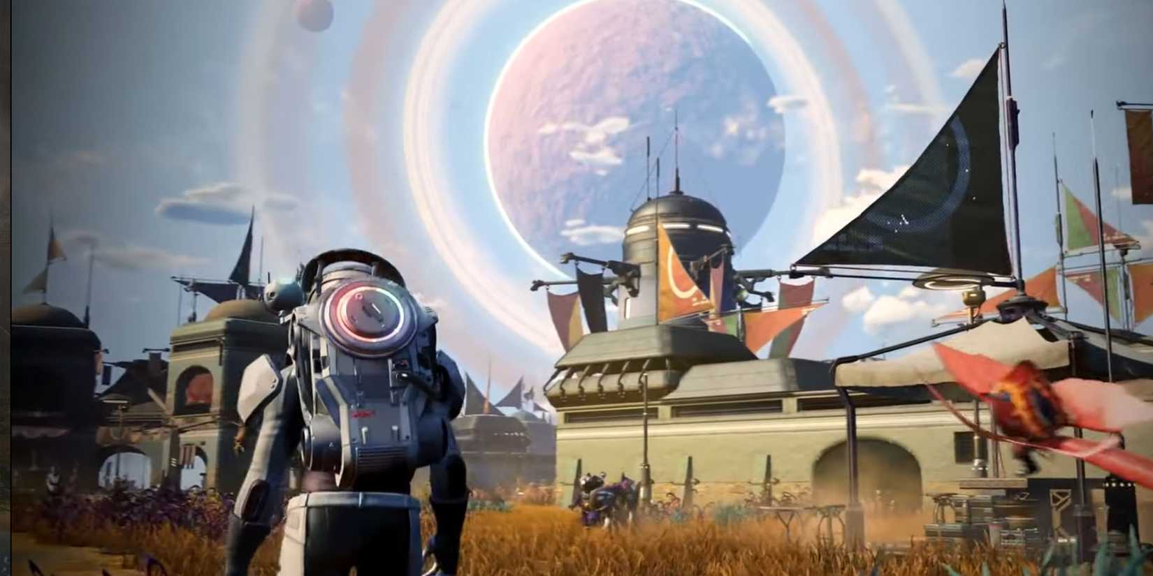 A large base in No Man's Sky