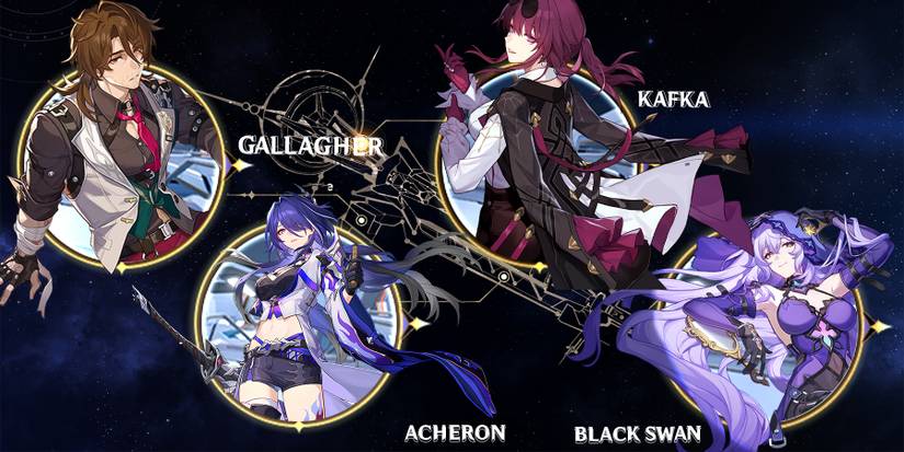 acheron-kafka-black swan-and gallagher team composition in honkai star rail