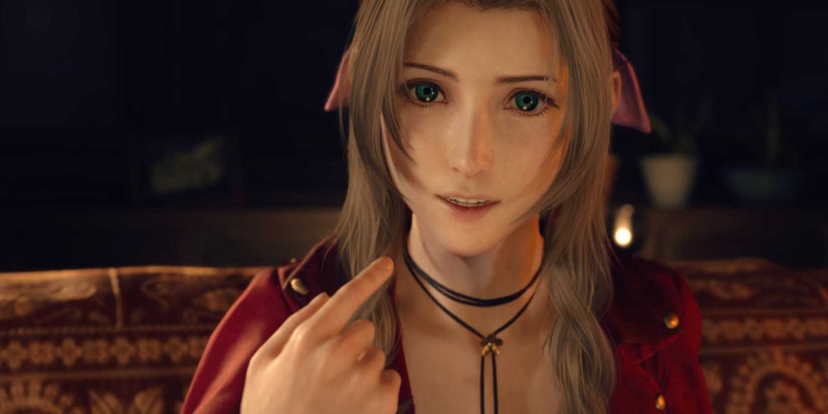 Aerith in the Kalm Inn in Final Fantasy 7 Rebirth