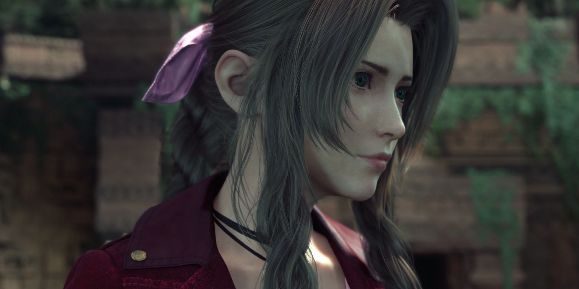 Aerith in the Temple of the Ancients in Final Fantasy 7 Rebirth