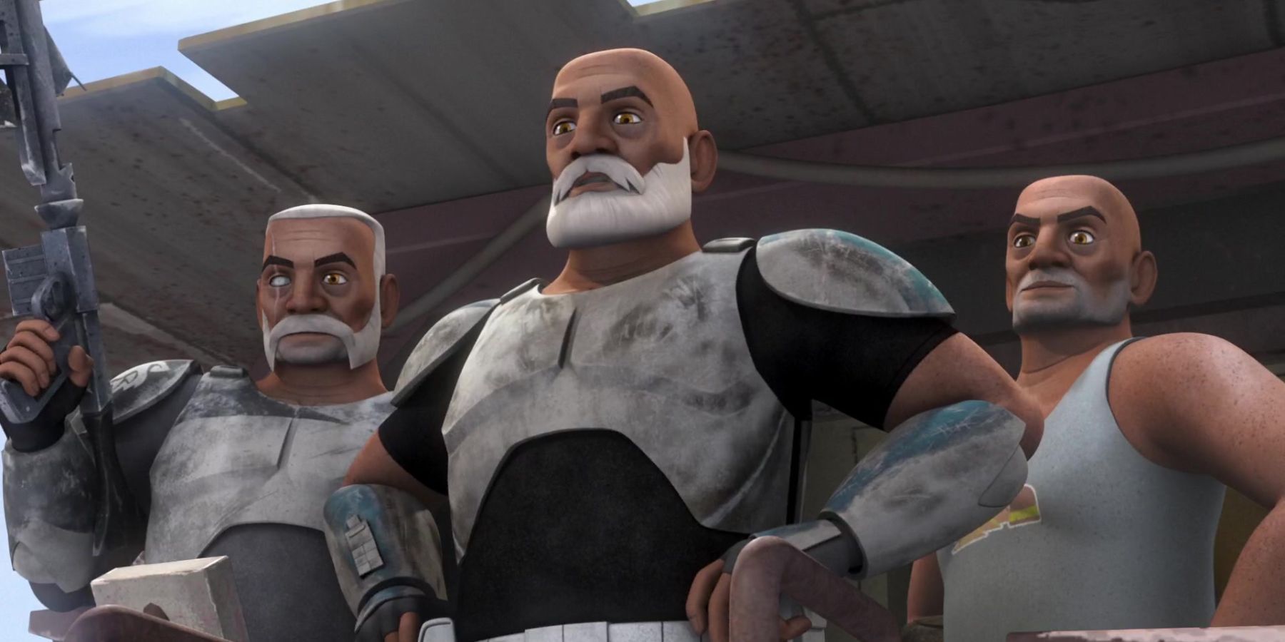 rex, gregor, and wolffe meet the ghost crew
