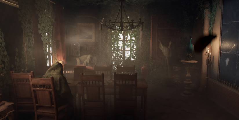 alone-in-the-dark-cinematic-still-game-rant-advance-overgrown-room-cloaked-figures