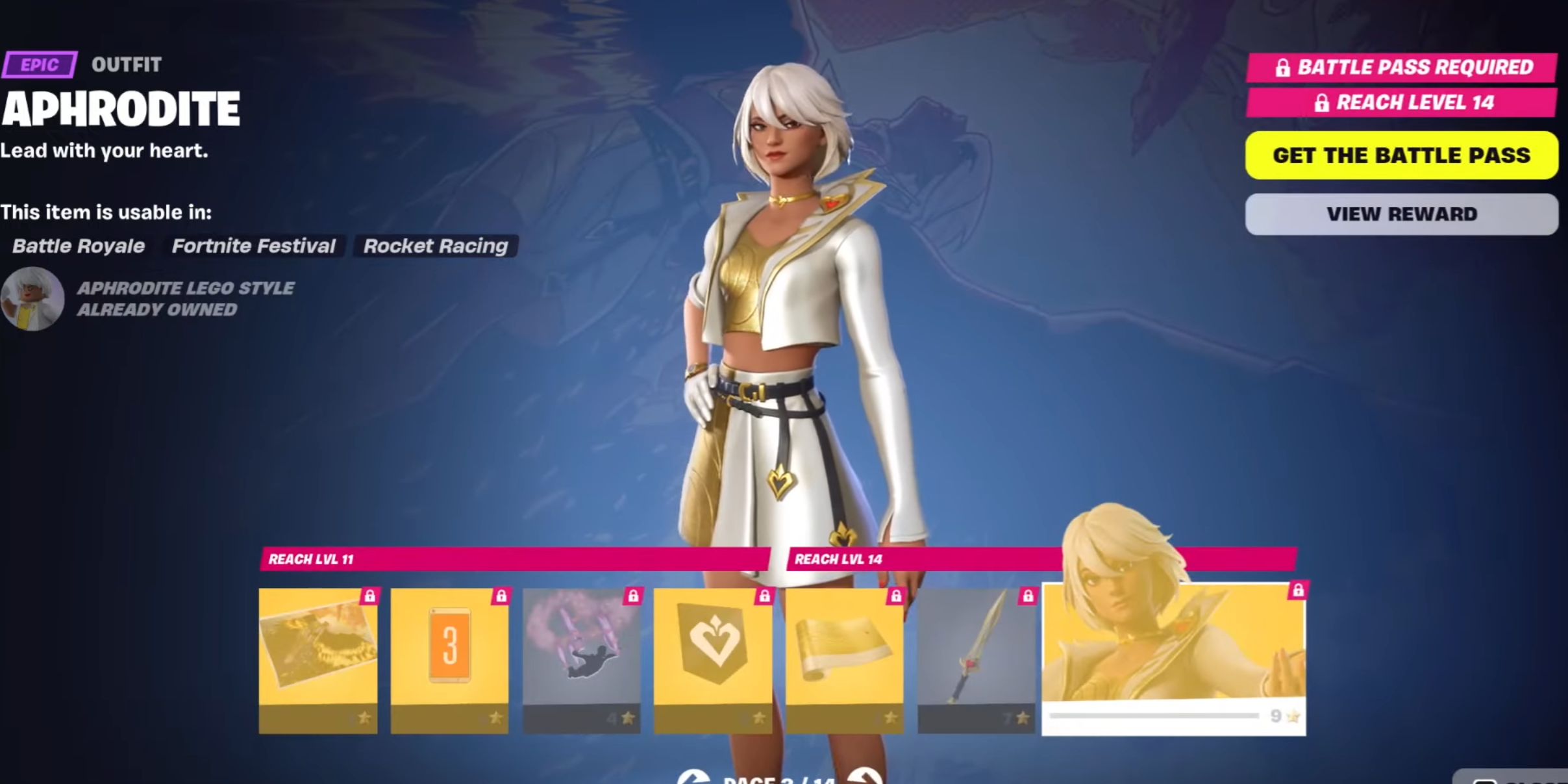 aphrodite battle pass page