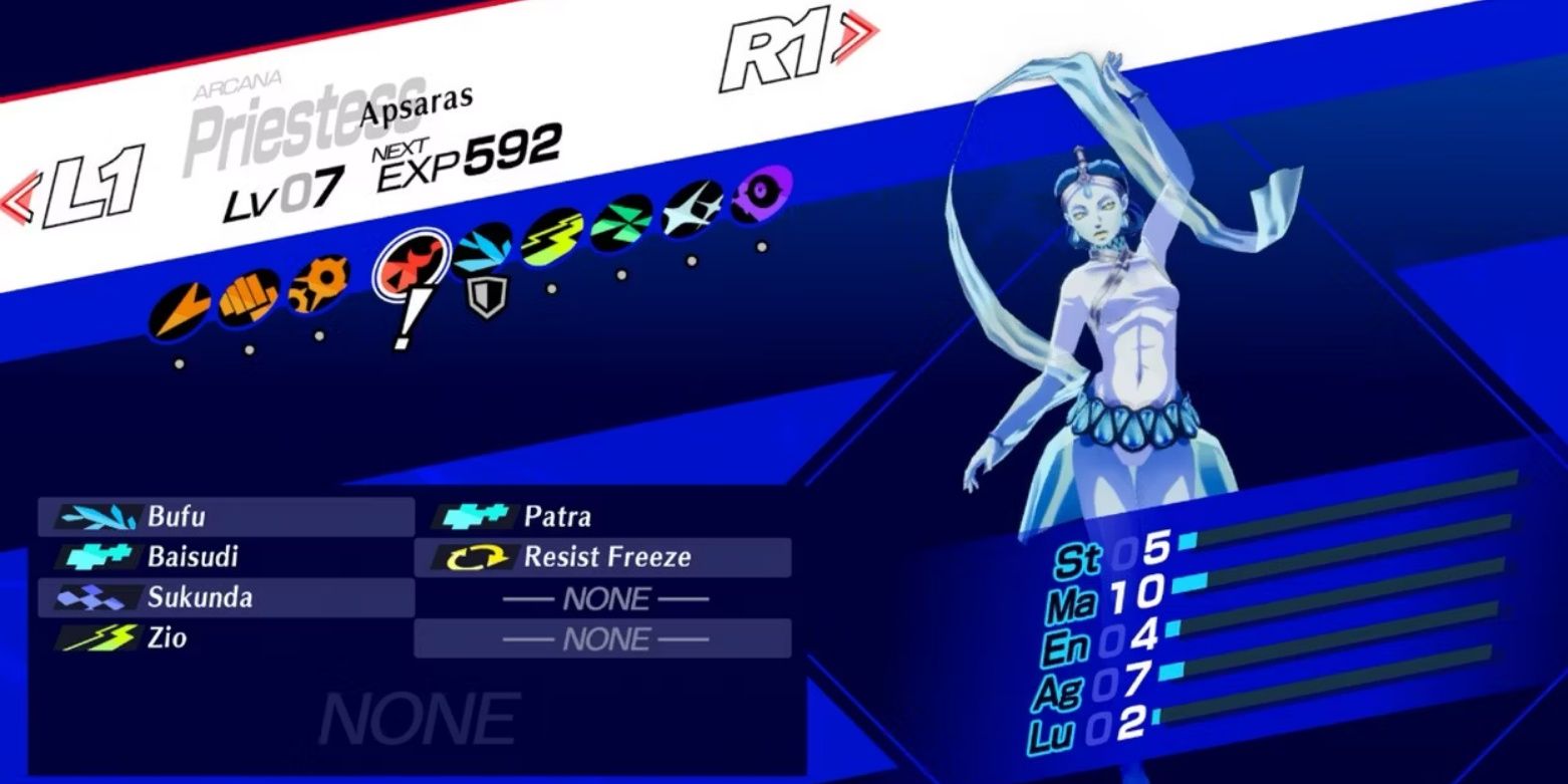 Apsaras in Persona 3 Reload