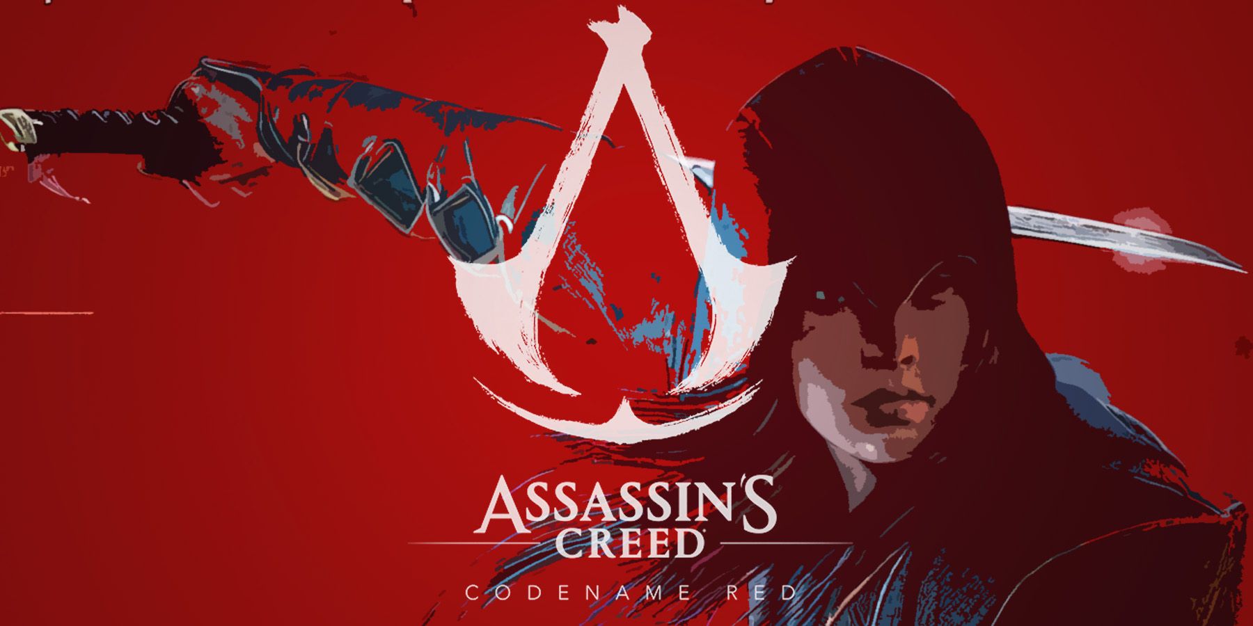 Assassin's Creed Codename Red female protagonist poster art edit with game logo