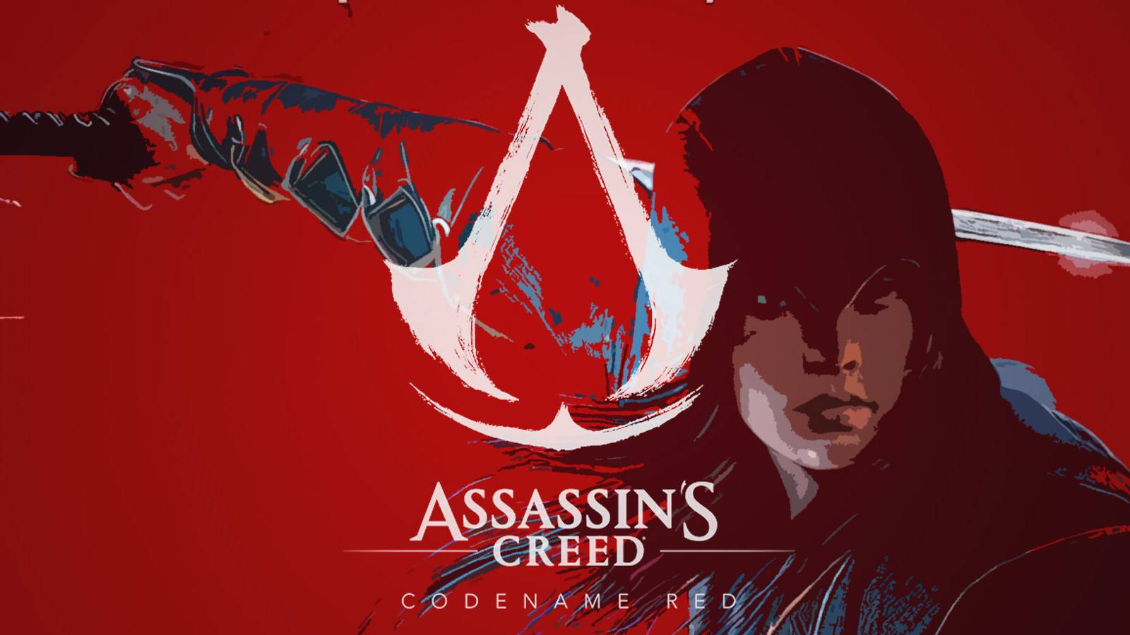 Assassin's Creed Codename Red female protagonist poster art edit with game logo