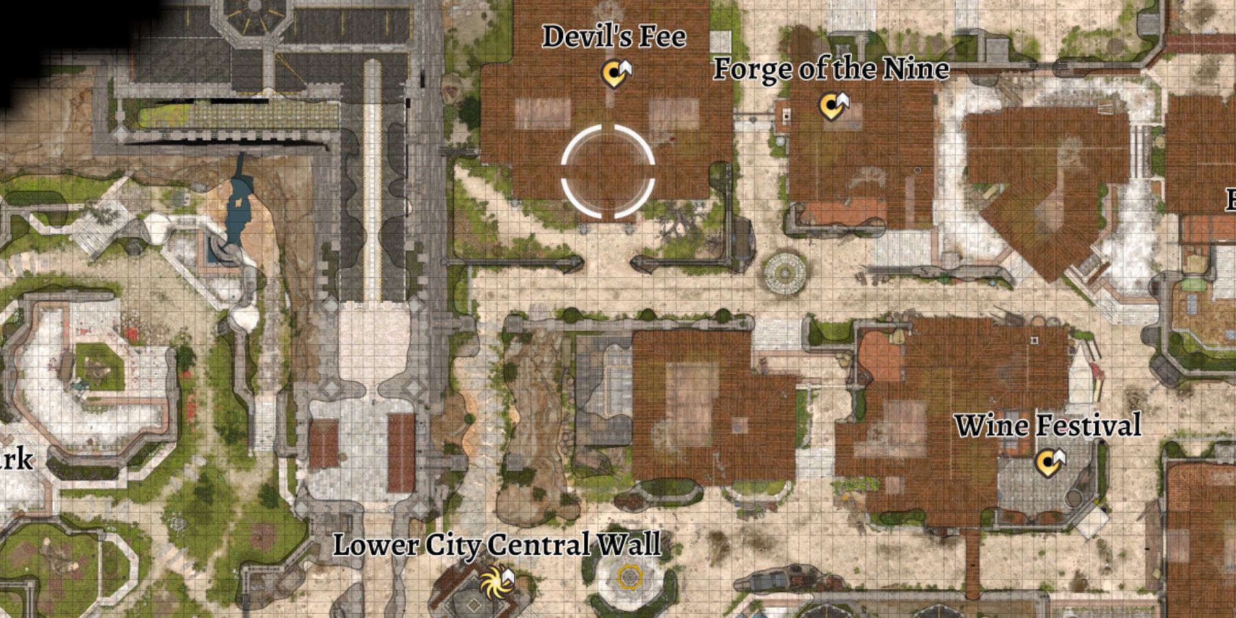 A map displays the location of Devil's Fee