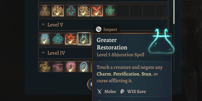 the greater restoration spell