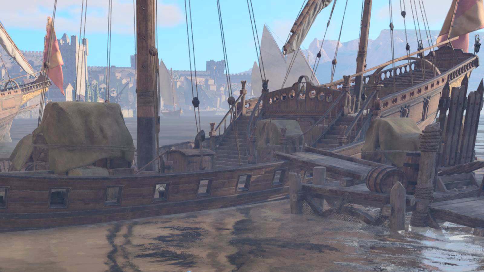 The quarantined ship