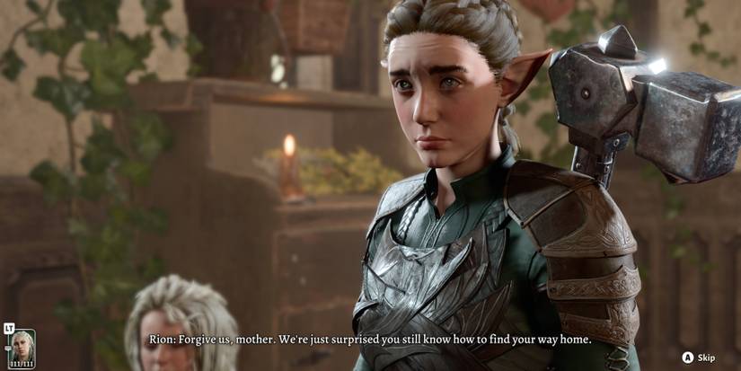 Rion speaks to Jaheira