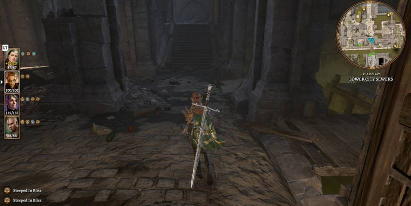 The party continues on past Aelis