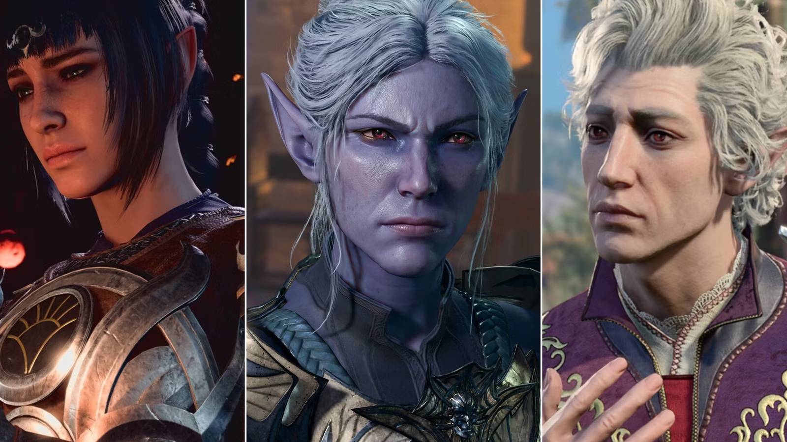Baldur's Gate 3's Shadowheart Minthara Astarion