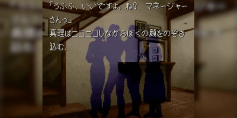 Four people talking in Banshee's Last Cry