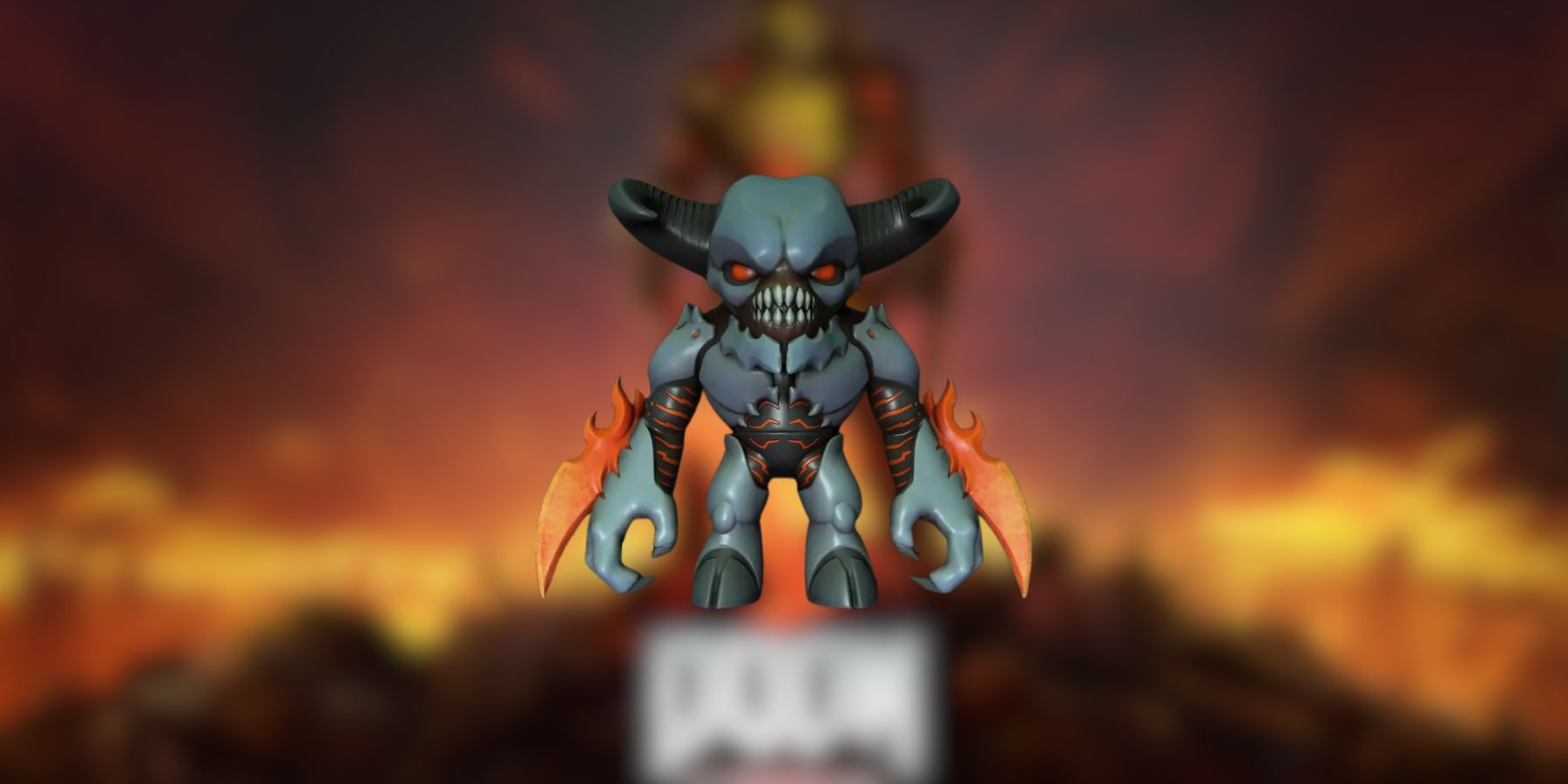 Baron of Hell Toy Preview in Doom Eternal