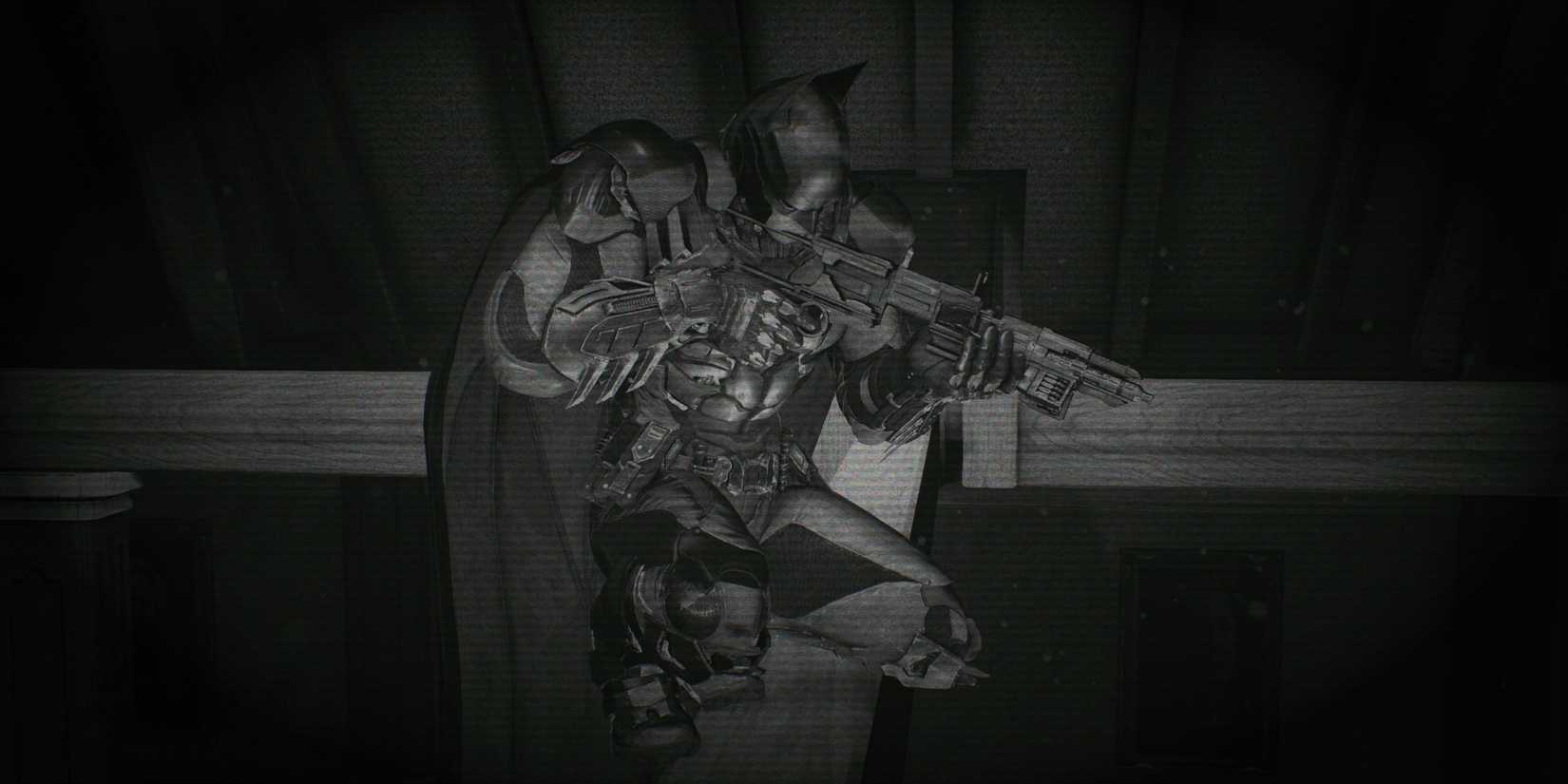 batman using the disruptor