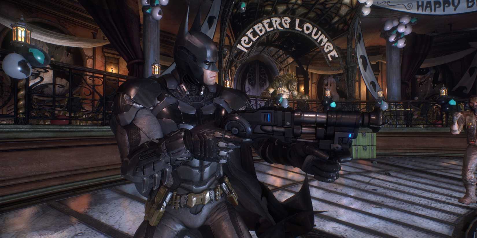 batman with the rec gun