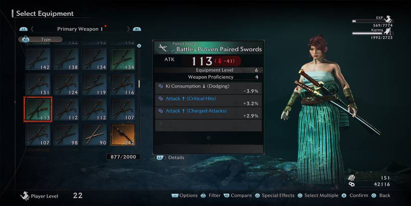 Battle-Proven Paired Swords weapon in Rise of the Ronin