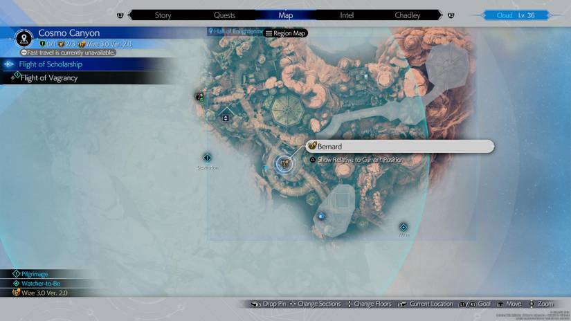 Bernard in Cosmo Canyon Final Fantasy 7 Rebirth