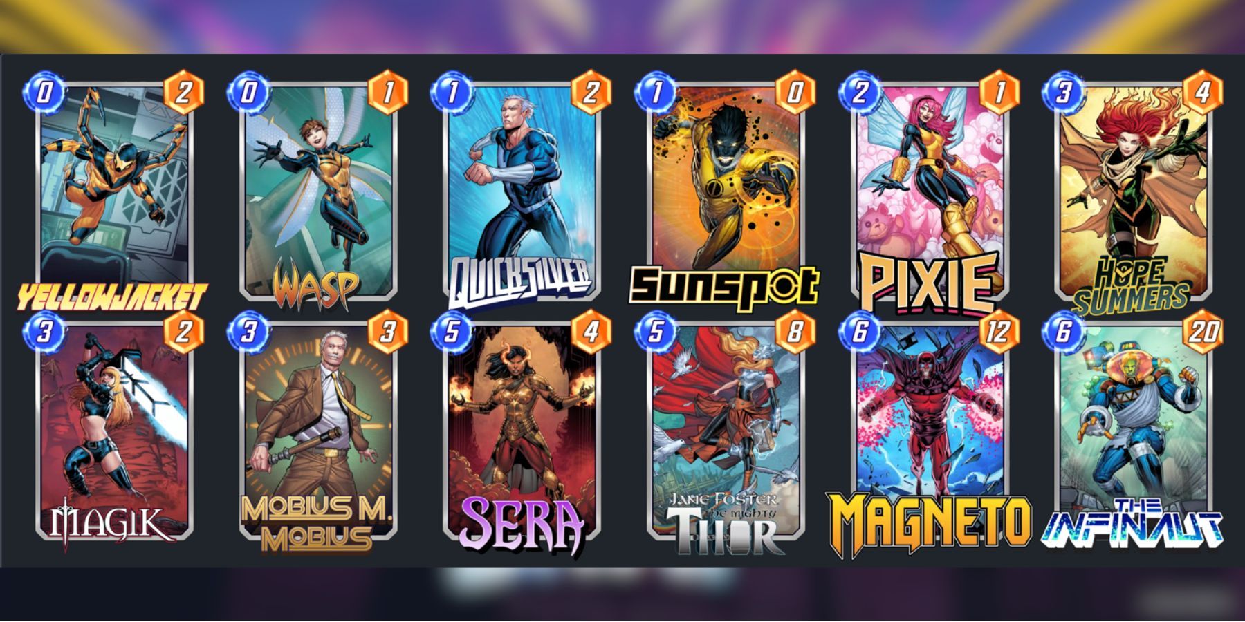 the best cards to use in pixie’s deck in marvel snap.