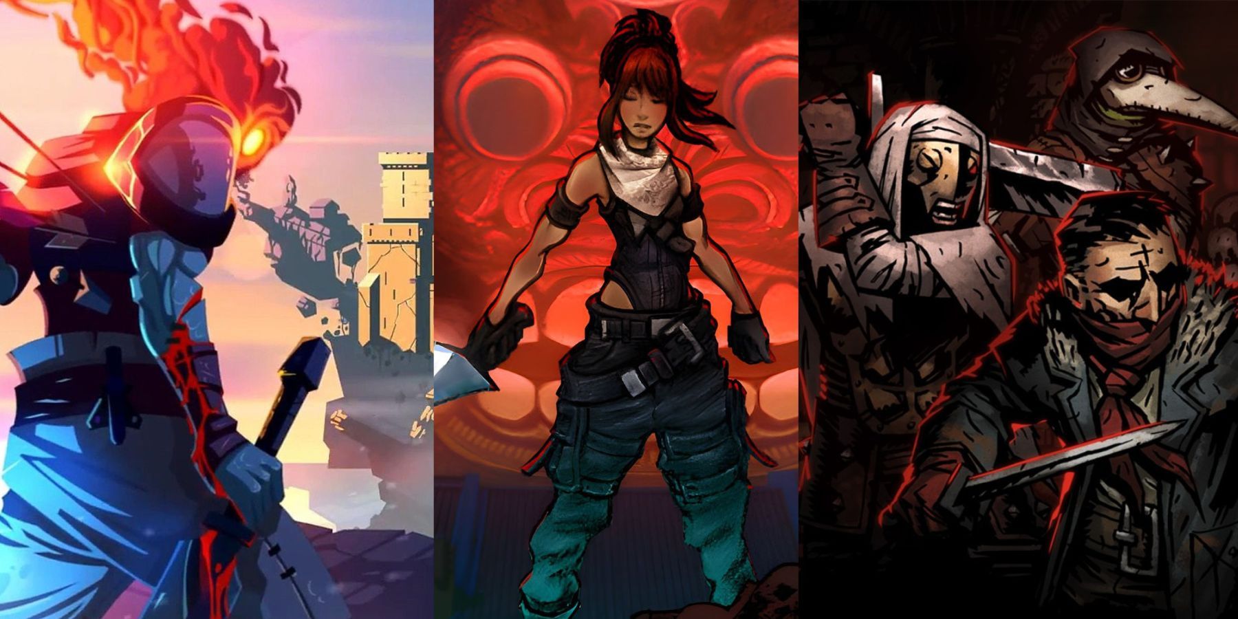 three of the best dungeon crawler games on game pass.