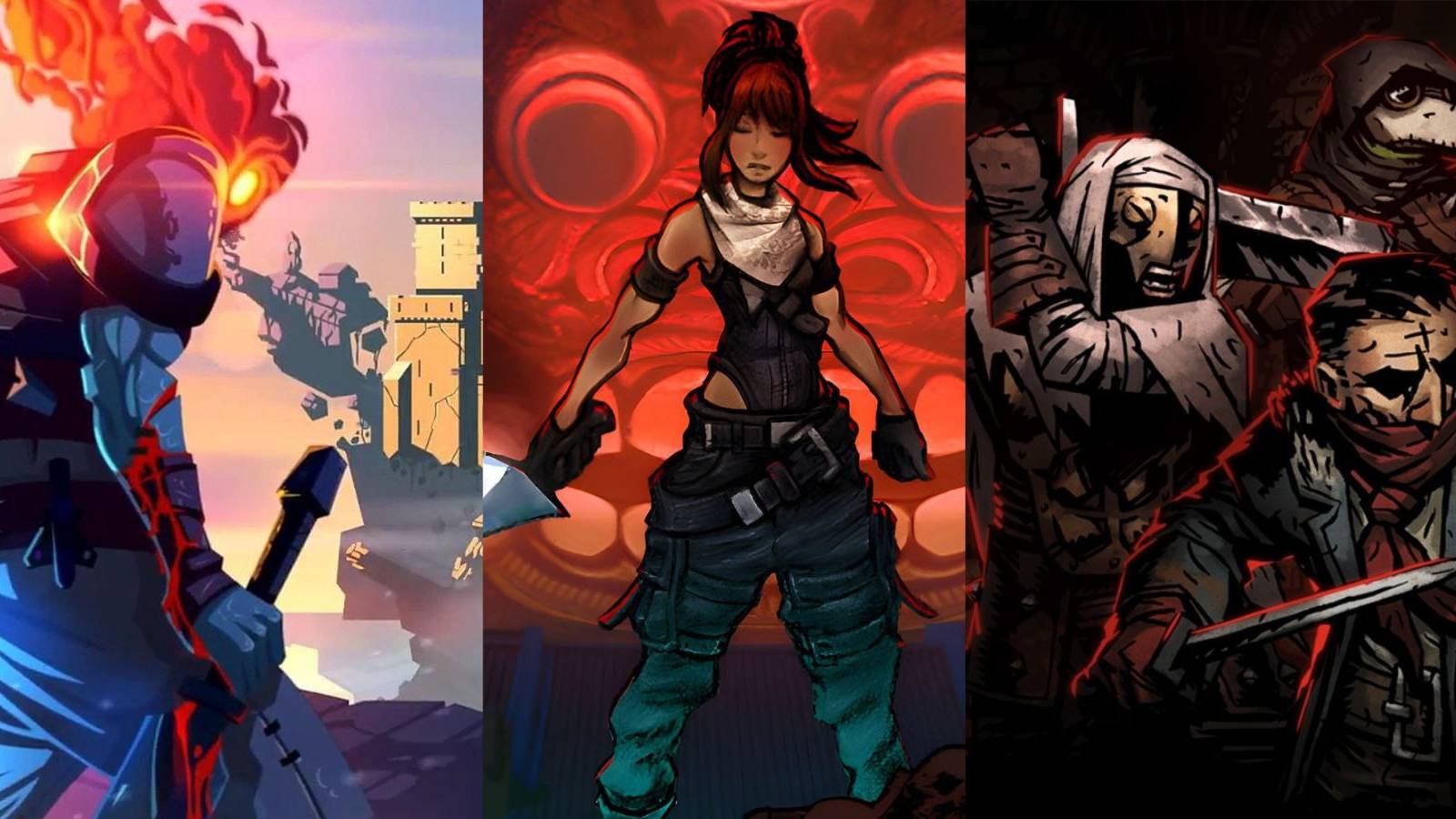 three of the best dungeon crawler games on game pass.