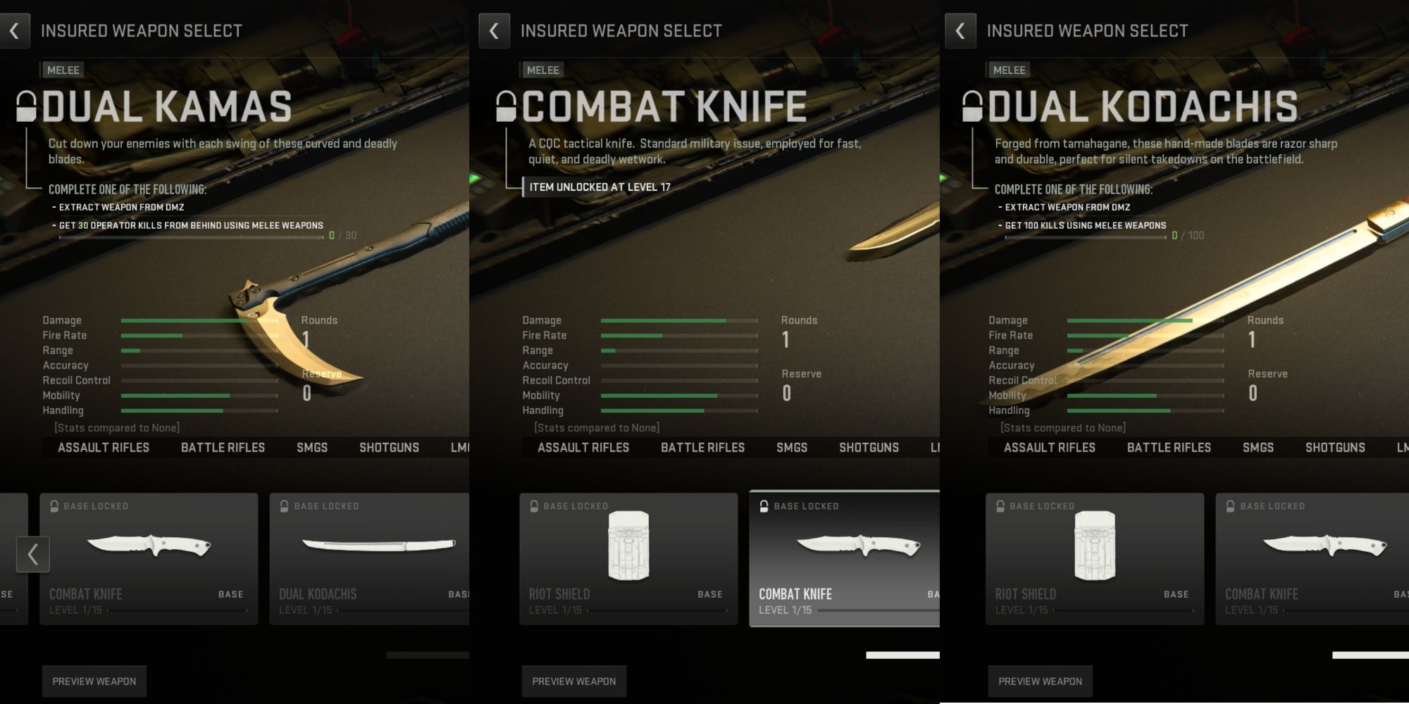Best Melee Weapons In Call of Duty Warzone Mobile Ranked