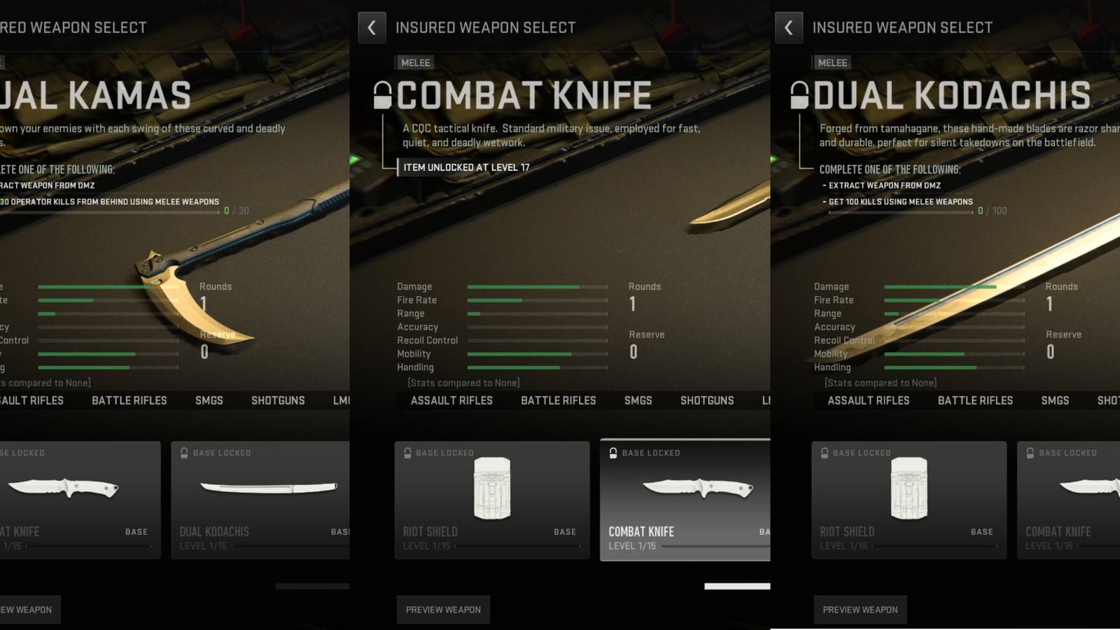 Best Melee Weapons In Call of Duty Warzone Mobile Ranked