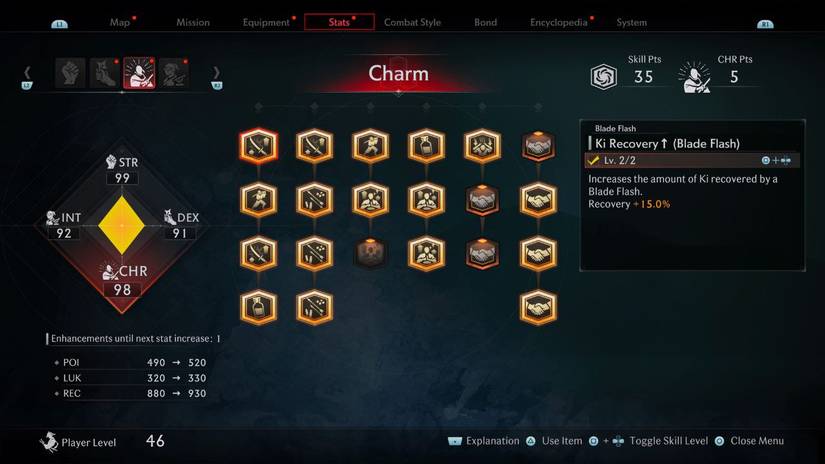 Best Skills to Unlock First in Rise of the Ronin - Charm