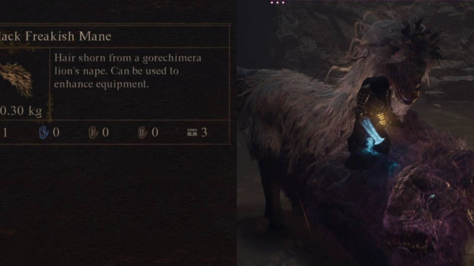Black Freakish Mane Featured Image in Dragon's Dogma 2
