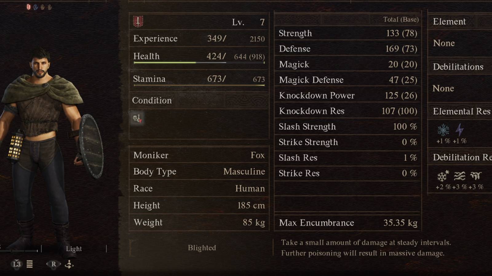 blight condition in dragon dogma 2