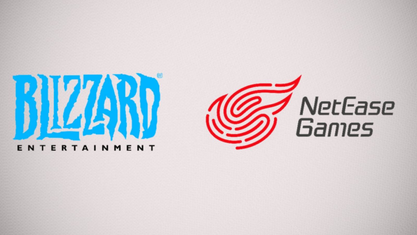 the blizzard and netease logos