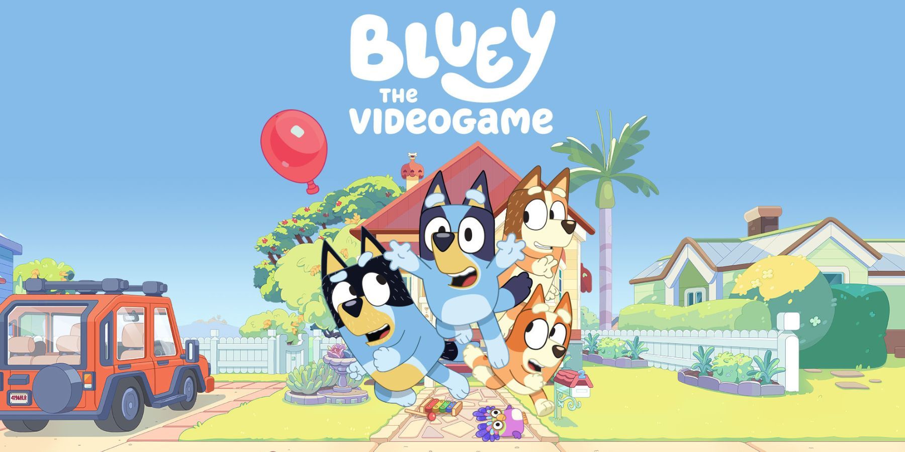 bluey the videogame cover art.
