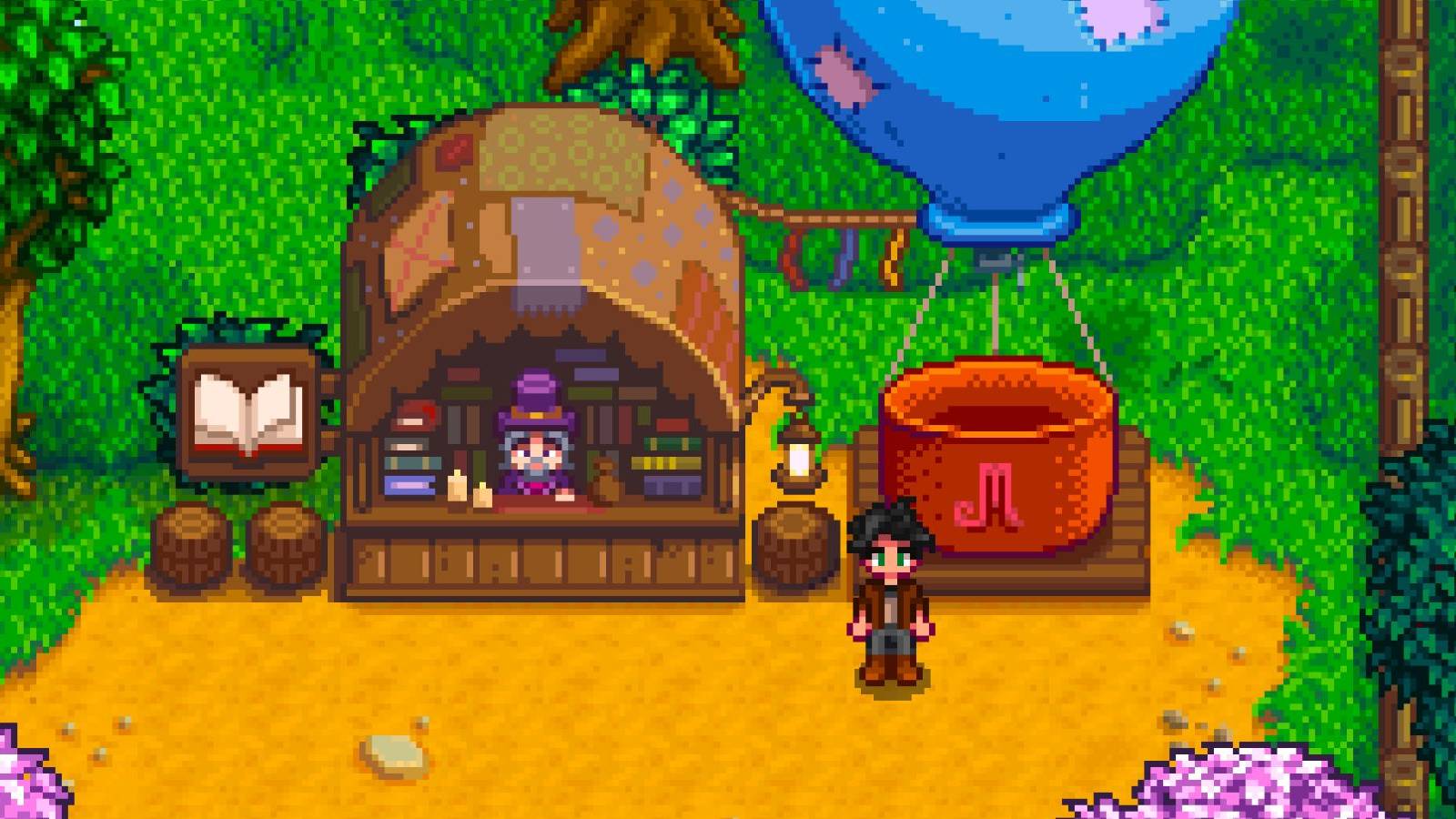 Book Seller in Stardew Valley